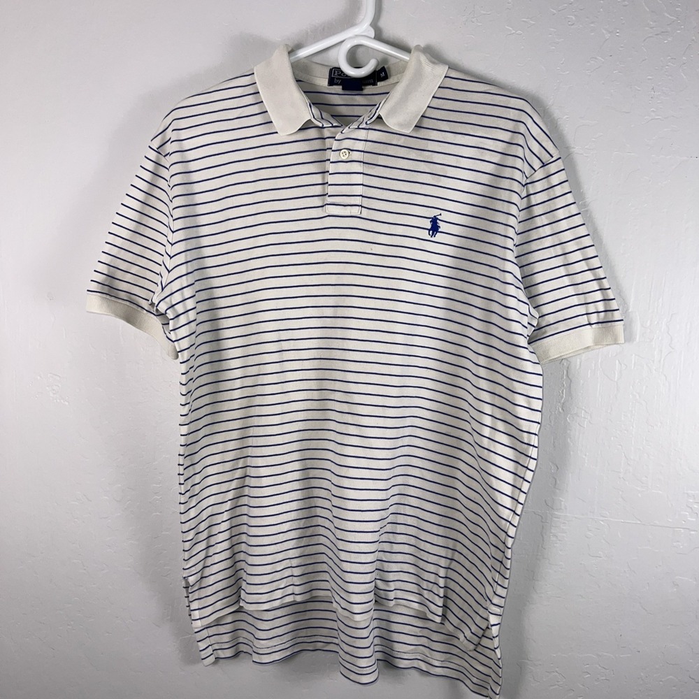 Vintage 90s/Y2K Polo by Ralph Lauren Men's Medium Short‎ Sleeve Polo Shirt